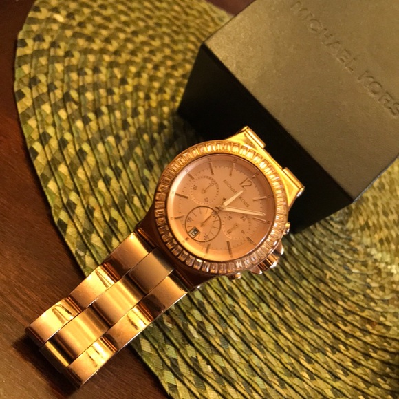 Rose Gold MK Watch